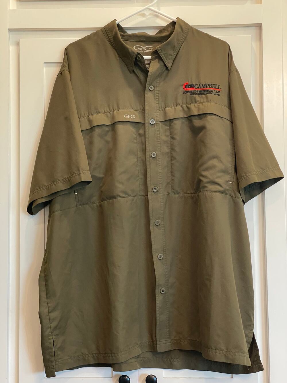Game Guard Outdoors Olive Green Button up 2XL